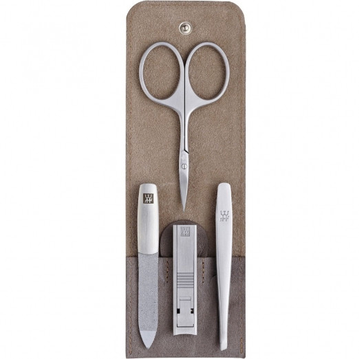 Zwilling Maniküre Set 4 Teilig
 Zwilling Twinox Taupe Manicure Set 4 teilig