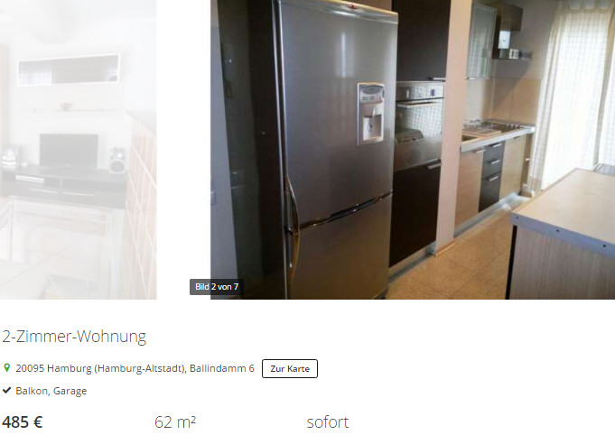 2 Zimmer Wohnung Hamburg
 wohnungsbetrug 2 Zimmer Wohnung