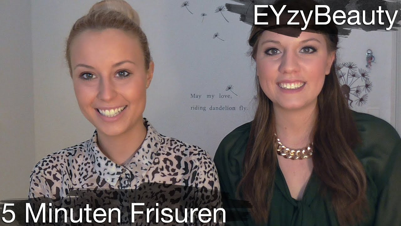 5 Minuten Frisuren
 5 Minuten Frisuren 2 einfache Haarstylings zum