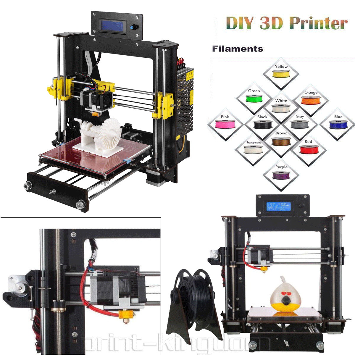 A8 Desktop 3D Printer Prusa I3 Diy Kit
 CTC A8 Upgraded Quality High Precision Desktop 3D Printer