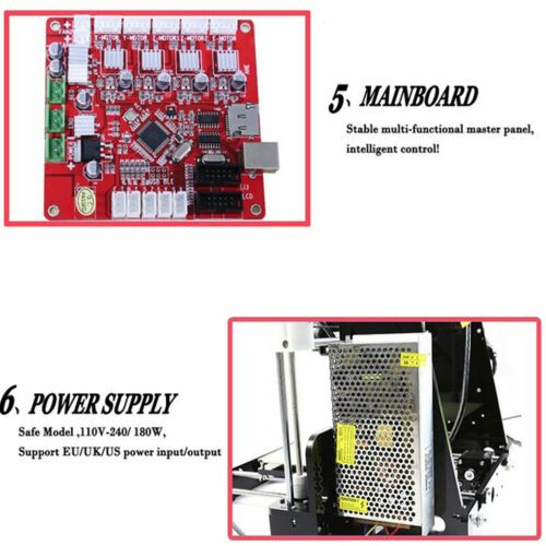 A8 Desktop 3D Printer Prusa I3 Diy Kit
 A8 3D Printer Reprap Prusa i3 DIY Printer Kit 3D Desktop