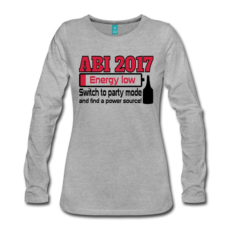 Abi 2017 Geschenke
 Abi 2017 Party Langarmshirt