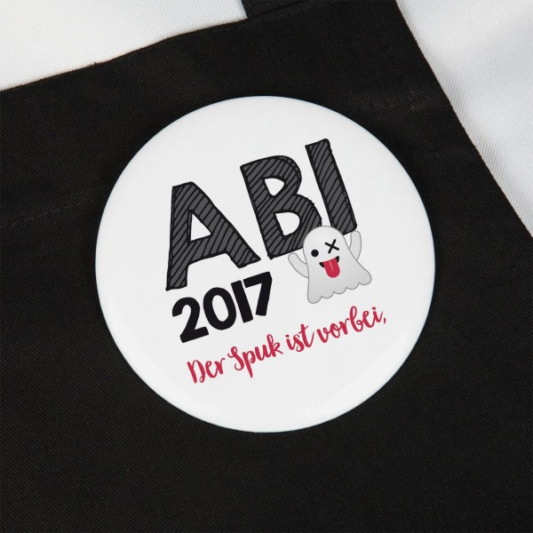 Abi 2017 Geschenke
 Anstecker Button zum Abitur 2017 mit Gespenst der Spuk