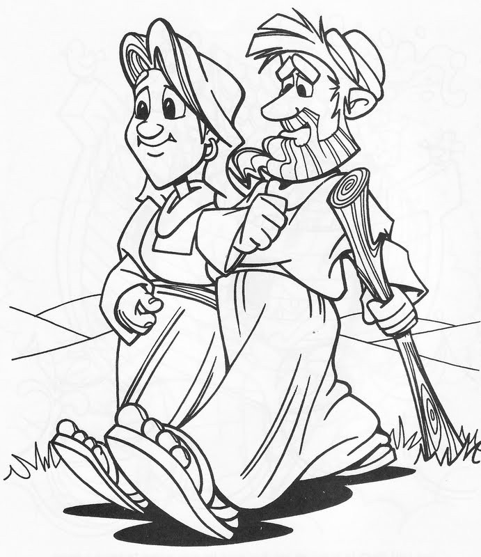 Abraham Ausmalbilder
 Ausmalbilder Malvorlagen Abraham und seine Frau Malvorlagen