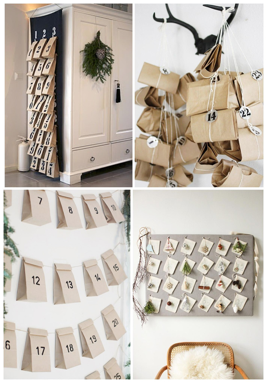 Adventskalender Diy
 DIY Adventskalender von pur und minimalistisch bis