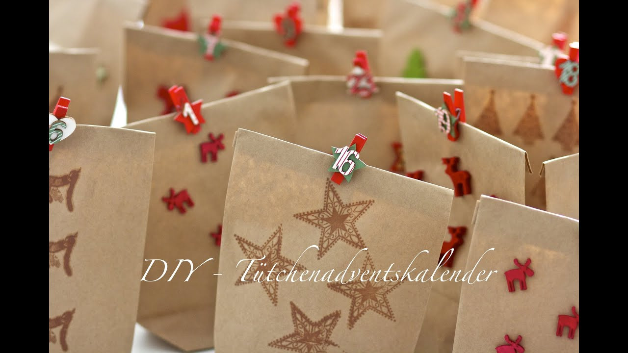 Adventskalender Diy
 DIY Tütchen Adventskalender