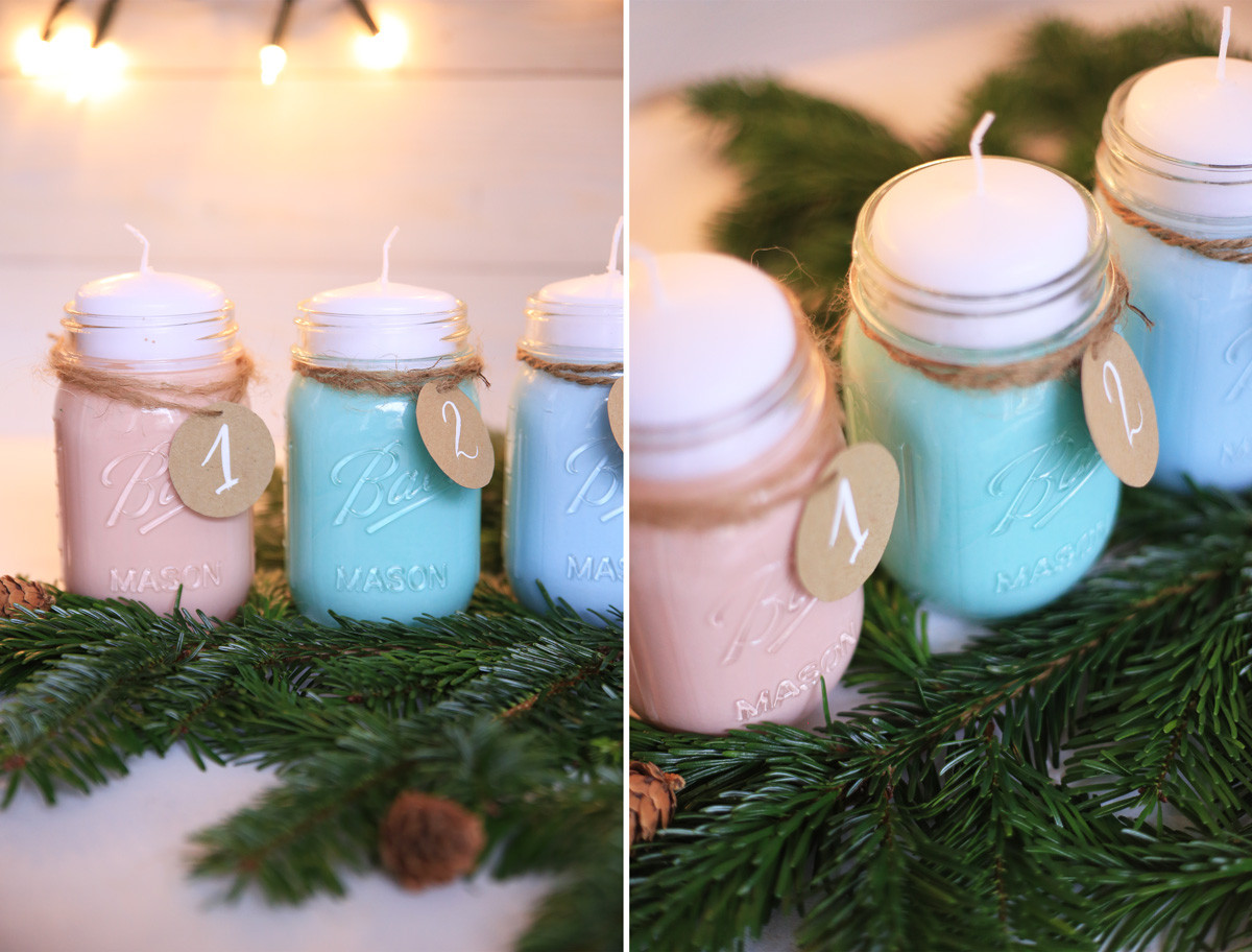 Adventskranz Diy
 Adventskranz DIY Lieblingsglas