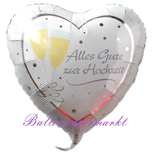 Alles Gute Hochzeit
 Ballonsupermarkt lineshop Alles Gute zur Hochzeit