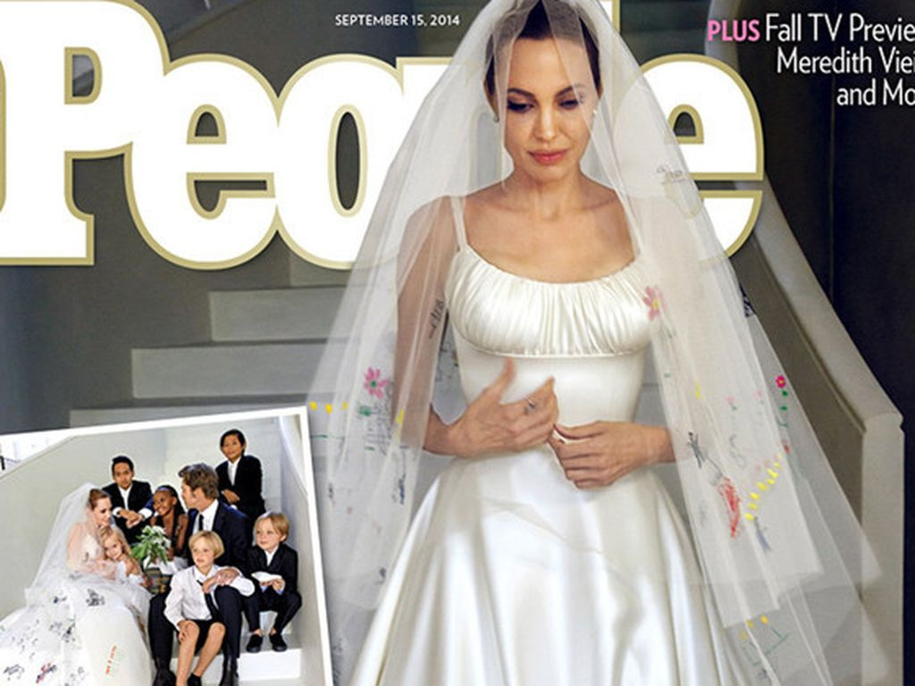 Angelina Jolie Hochzeit
 Angelina Jolie Ihr Wedding Dress spaltet Fans