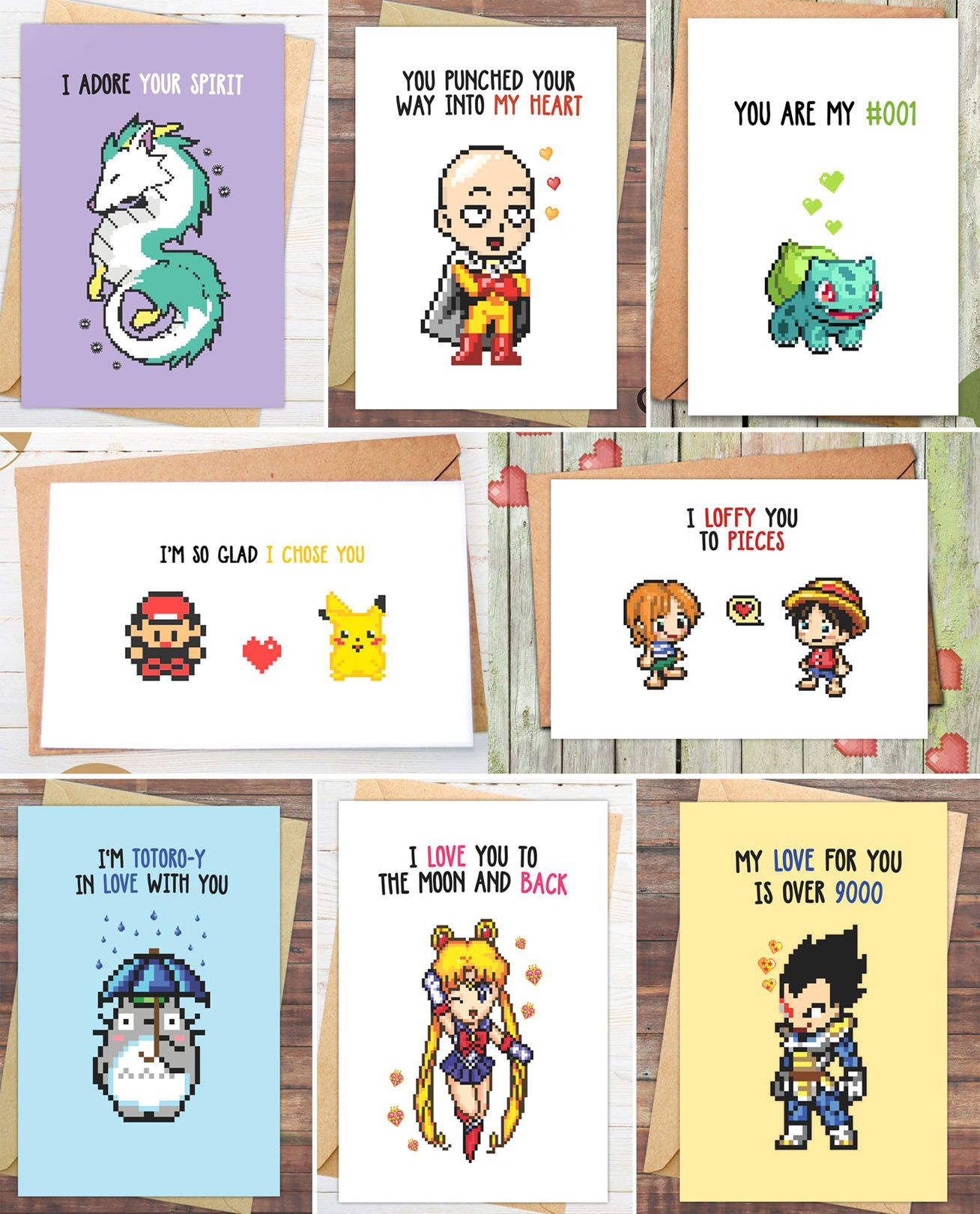 Anime Geschenke
 Anime Valentines Day Cards