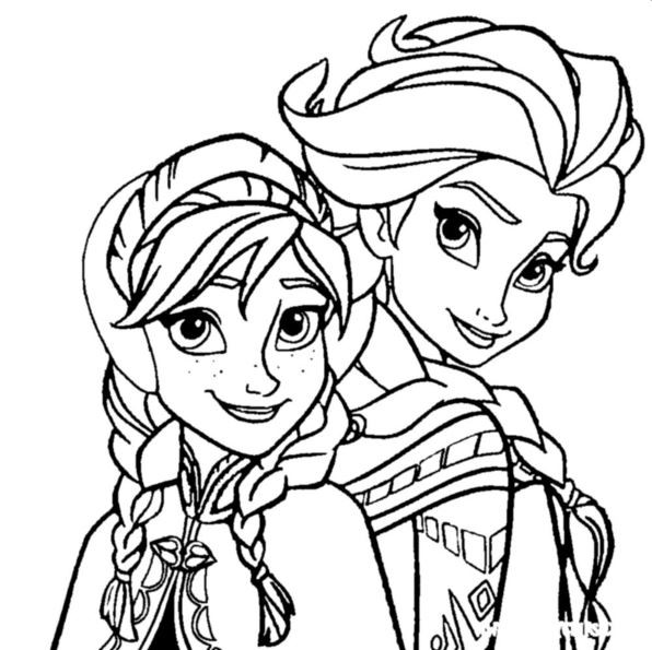 Anna Und Elsa Ausmalbilder
 Kids n fun