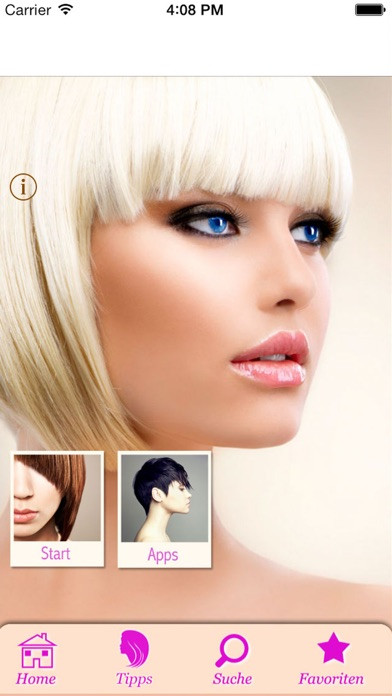 App Für Frisuren
 „Schöne Haare Tipps für Frisuren Styling Mode und