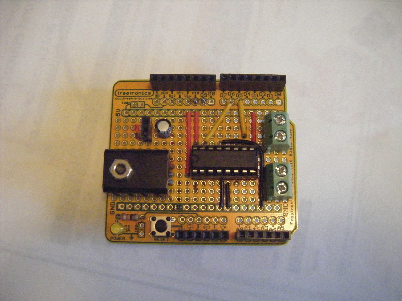 Arduino Diy
 LittleBird Sample Blog DIY – Arduino Motor Driver Shield