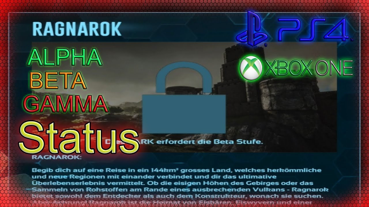 Ark Frisuren Freischalten Cheat
 ARK PS4 XBOX 🇩🇪 Ragnarok freischalten Alpha Beta Gamma