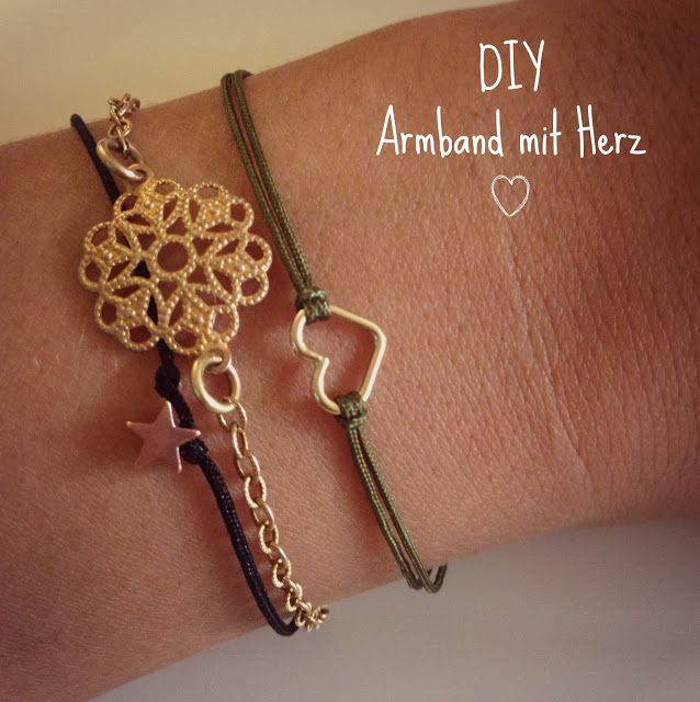 Armband Diy
 DIY Geschenk Idee Ein Herz für beste Freundinper