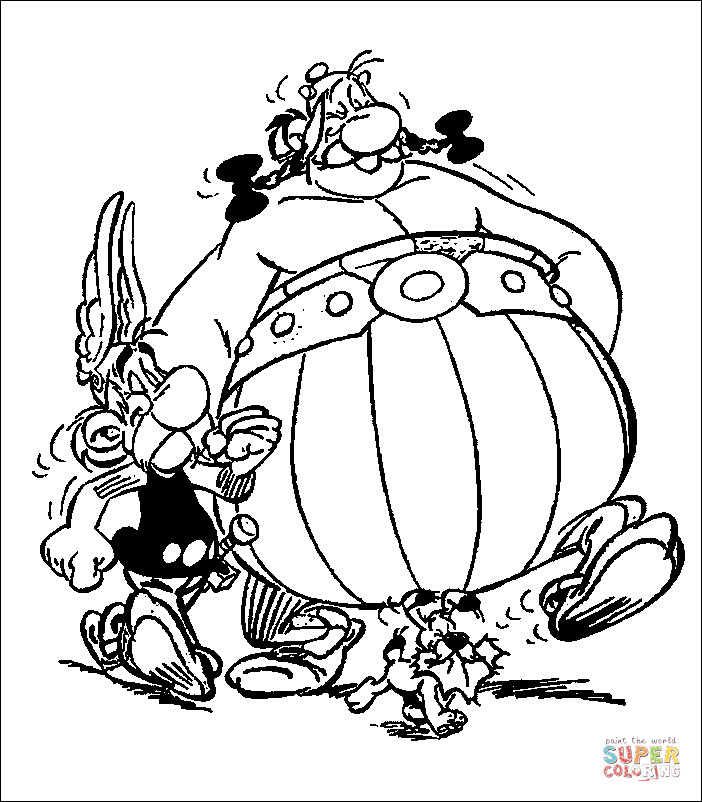 Asterix Ausmalbilder
 Ausmalbild Obelix