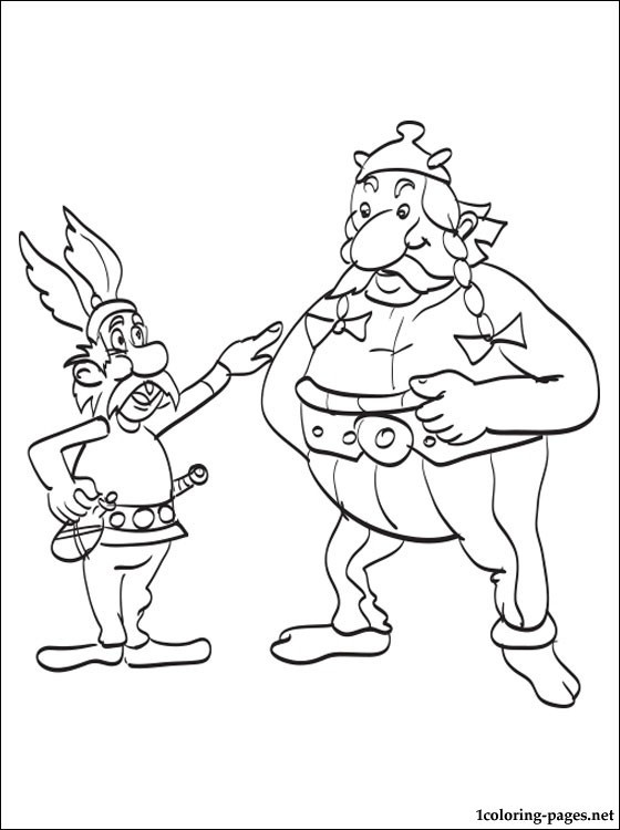 Asterix Ausmalbilder
 Malvorlagen fur kinder Ausmalbilder Asterix Und Obelix