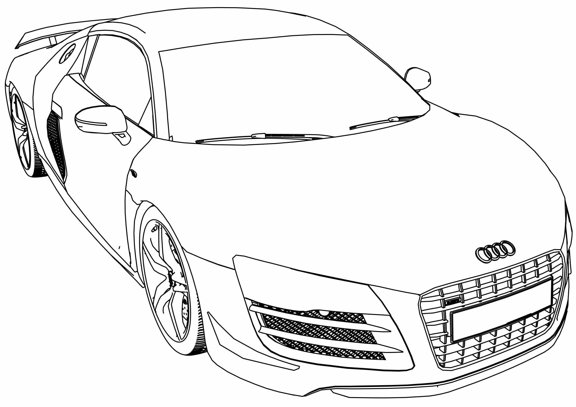 Audi R8 Ausmalbilder
 Ausmalbilder Autos Audi R8 – Ausmalbilder Webpage