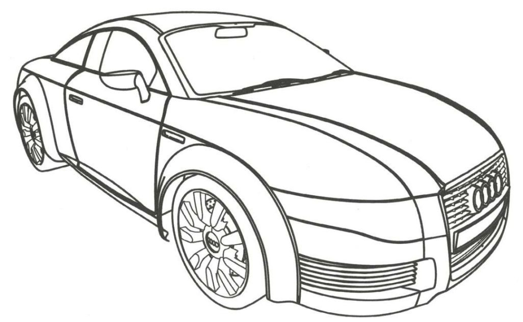 Audi R8 Ausmalbilder
 Audi R8 Coloring Pages Sketch Coloring Page