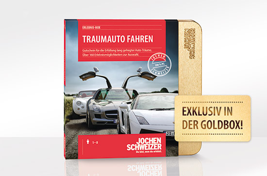 Außergewöhnliche Geschenke Für Männer
 Traumauto fahren Erlebnis Box von Jochen Schweizer