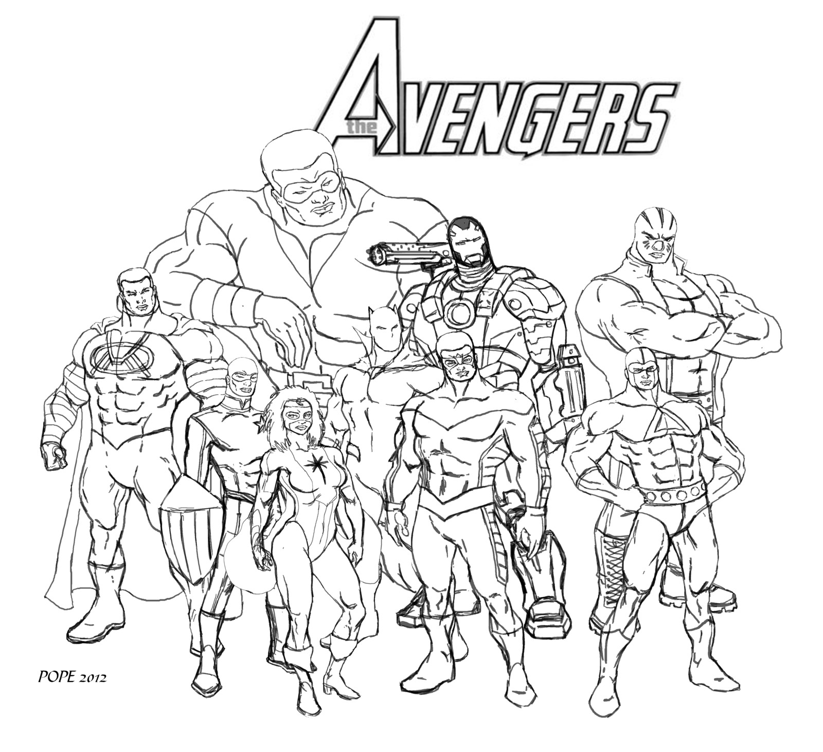 Ausmalbilder Avengers
 ausmalbilder the avengers Ausmalbilder
