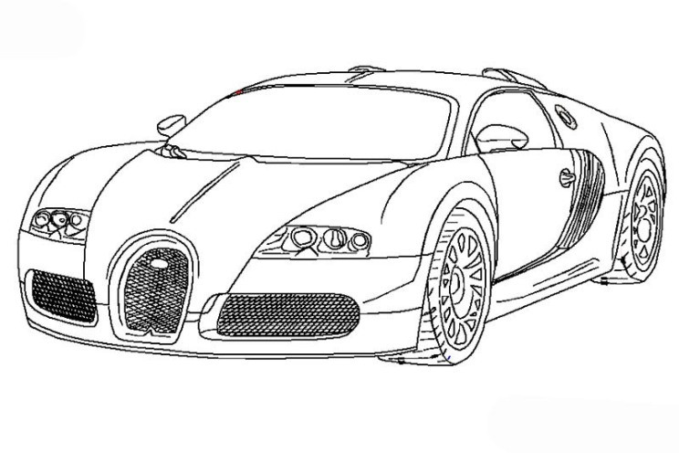 Ausmalbilder Bugatti
 Schöne Malvorlagen Ausmalbilder Bugatti ausdrucken 1