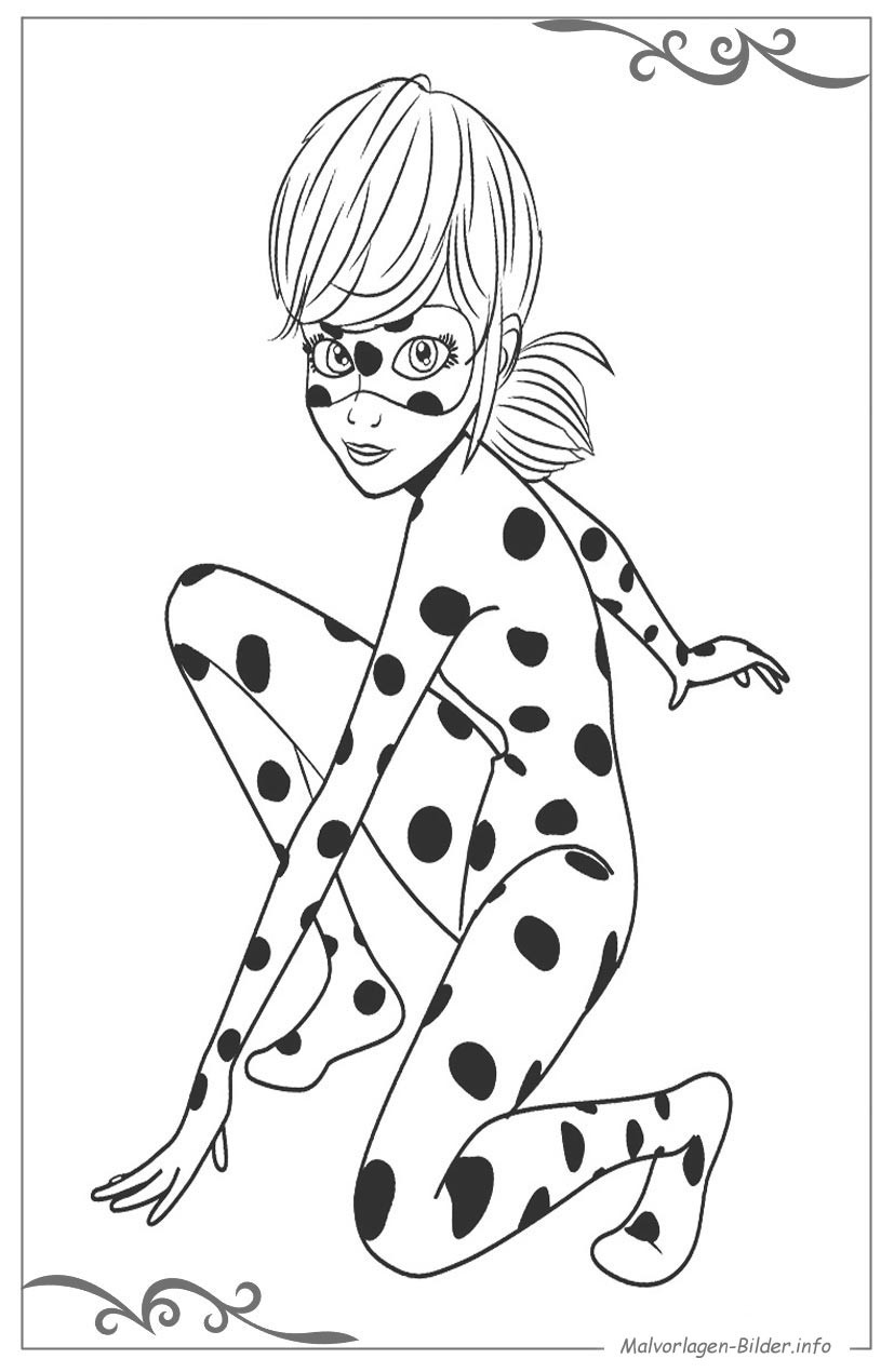 Ausmalbilder Cat Noir
 Ladybug und Cat Noir kostenlose malvorlagen für kinder
