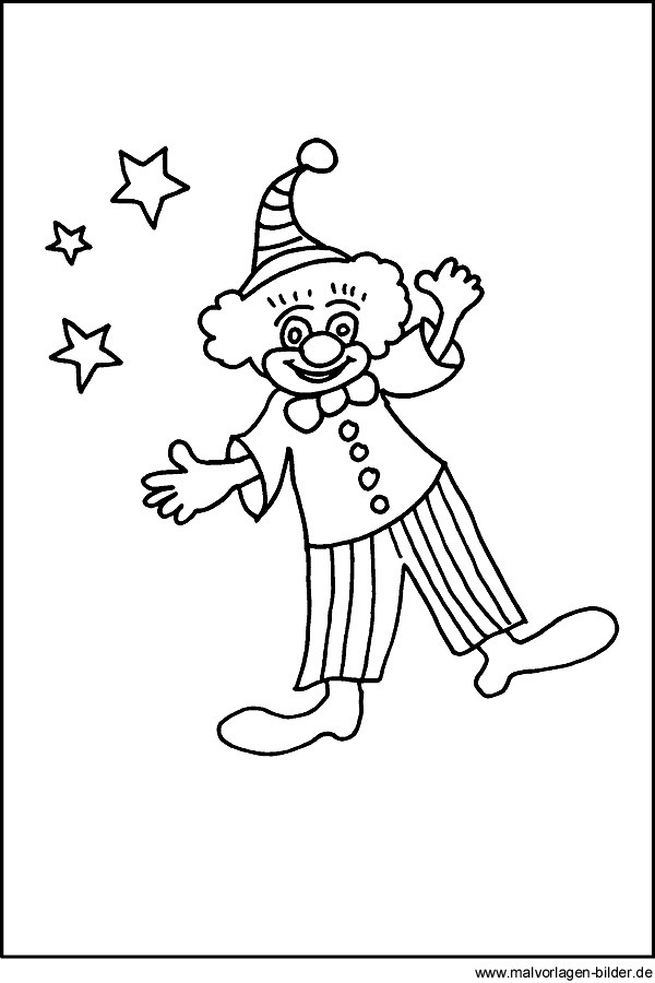 Ausmalbilder Clown
 Ausmalbilder für Kinder Malvorlagen und malbuch