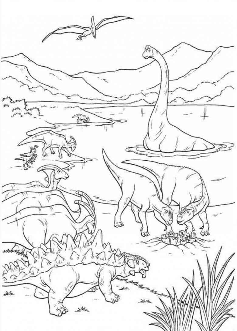 Ausmalbilder Dinosaurier
 Dinosaurier 57 Ausmalbilder