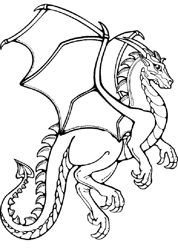 Ausmalbilder Drachen
 drachen ausmalbilder 10