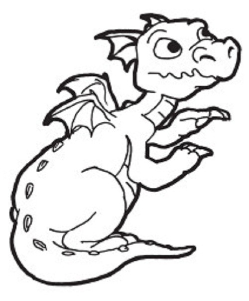 Ausmalbilder Drachen
 Drachen ausmalbilder 10