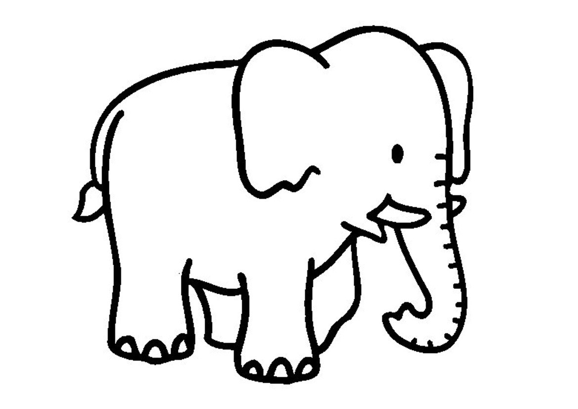 Ausmalbilder Elefant
 Elefant