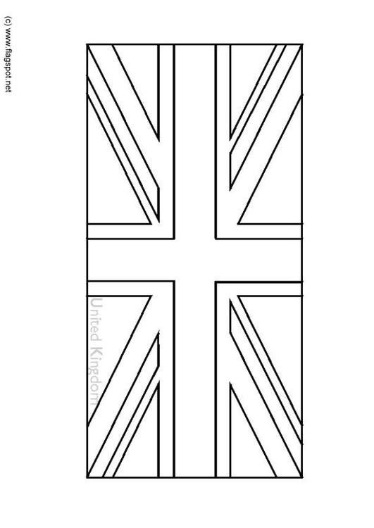 Ausmalbilder England
 Malvorlage Vereinigtes Königreich von England