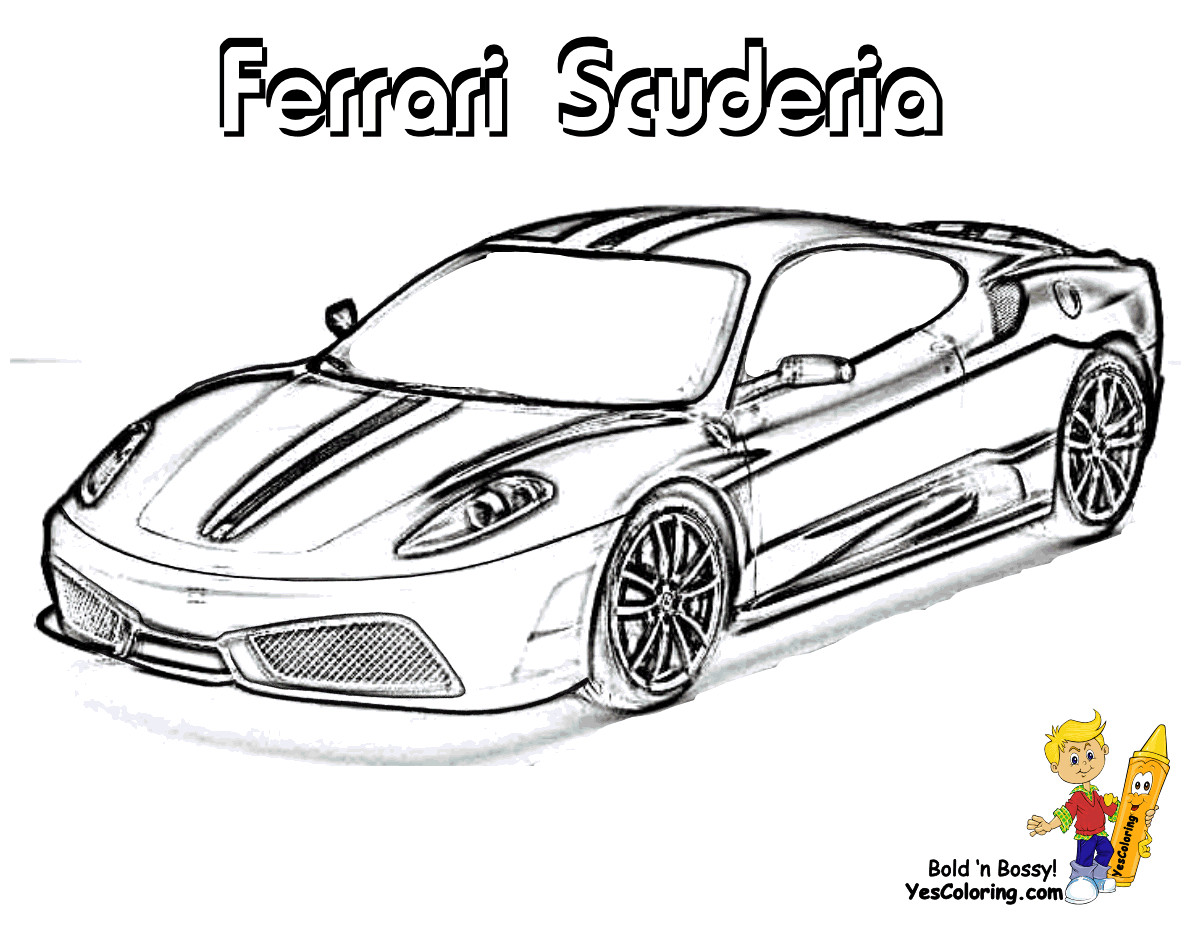Ausmalbilder Ferrari
 Malvorlagen fur kinder Ausmalbilder Ferrari kostenlos