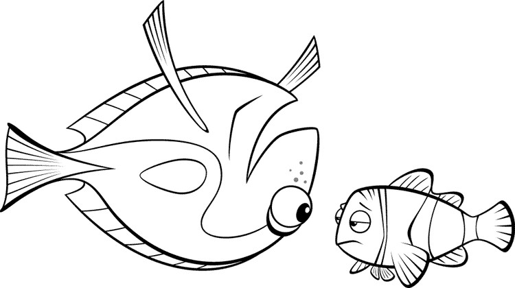 Ausmalbilder Findet Nemo
 Ausmalbilder Malvorlagen von Findet Nemo kostenlos zum