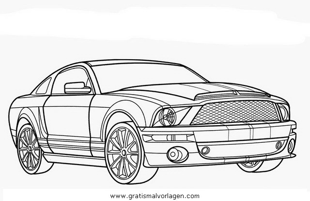 Ausmalbilder Ford Mustang
 ford mustang gratis Malvorlage in Autos2 Transportmittel