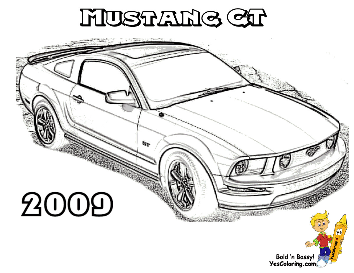 Ausmalbilder Ford Mustang
 Autos Ausmalbilder Zum Drucken – Ausmalbilder Webpage