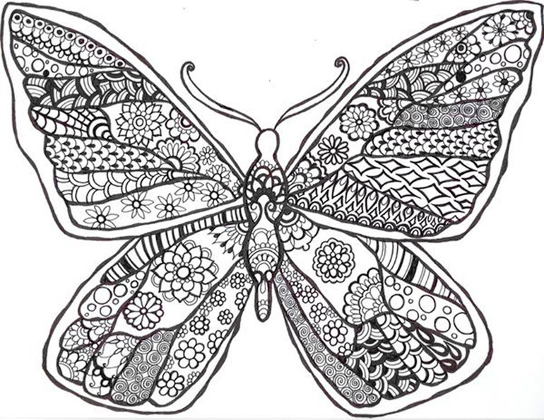 Ausmalbilder Für Erwachsene Schmetterling
 ausmalbilder erwachsene schmetterling 09