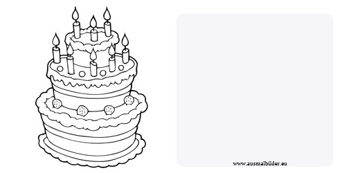 Ausmalbilder Geburtstagskarten
 Einladungskarten zum Ausmalen Ausmalbilder