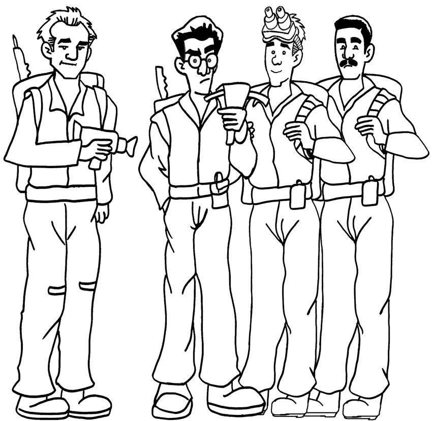 Ausmalbilder Ghostbusters
 Ghostbusters coloring pages to and print for free