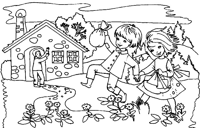 Ausmalbilder Hänsel Und Gretel
 Haensel und Gretel