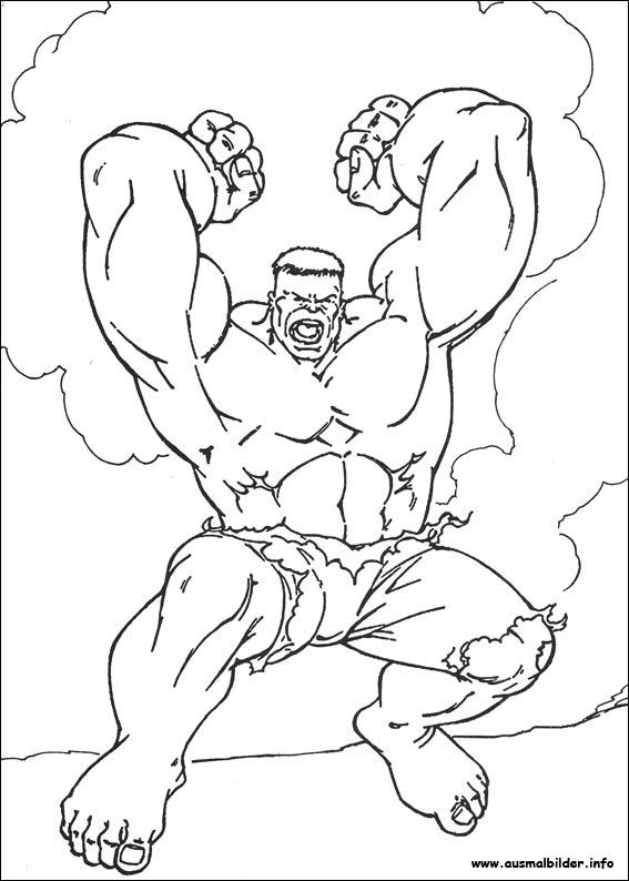 Ausmalbilder Hulk
 Hulk Malvorlagen Ausmalbilder