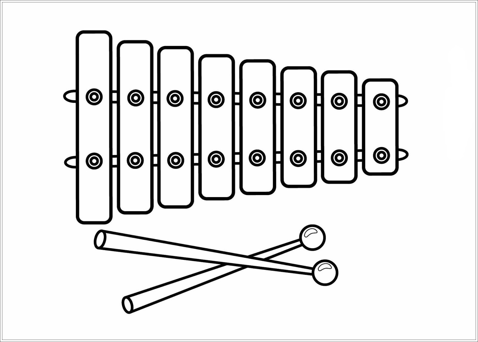 Ausmalbilder Instrumente
 Ausmalbilder Instrumente Kostenlos