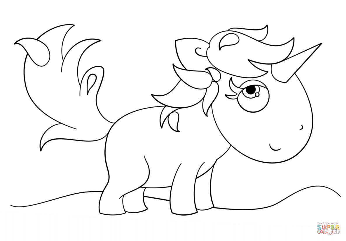 Ausmalbilder Kawaii
 Ausmalbild Kawaii Einhorn