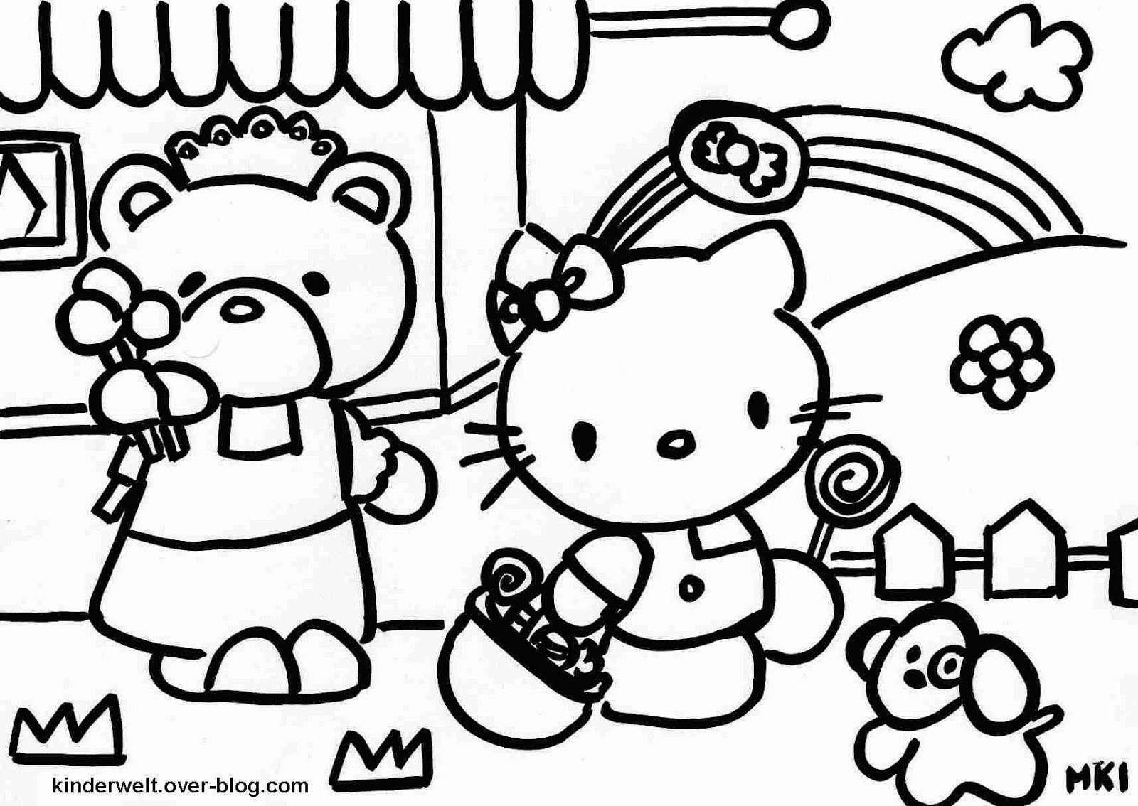 Ausmalbilder Kostenlos Ausdrucken
 Ausmalbilder zum Ausdrucken Hello Kitty Ausmalbilder