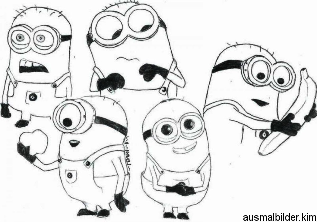 Ausmalbilder Kostenlos Minions
 Minions Ausmalbilder Kostenlos 2016 malvorlagen minions