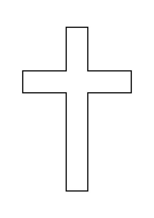 Ausmalbilder Kreuz
 Malvorlage Kreuz