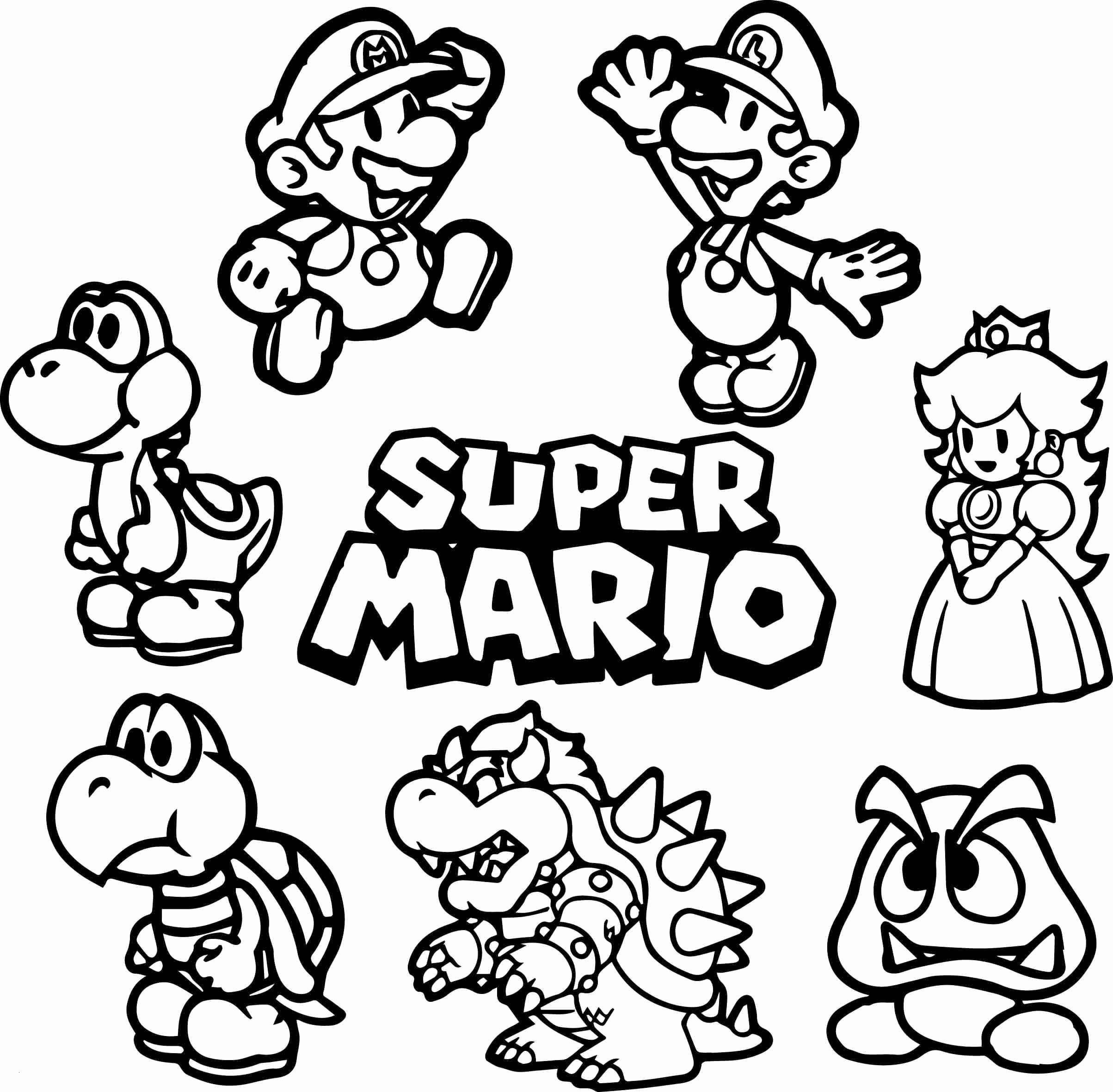 Ausmalbilder Luigi
 45 Super Mario Bilder Ausdrucken