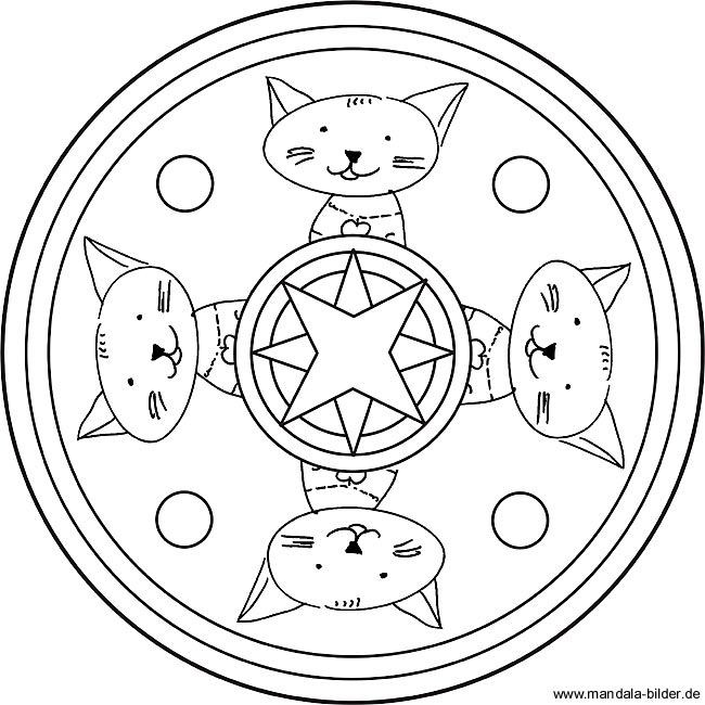 Ausmalbilder Mandala Kinder
 Mandalas Tiere Tiere