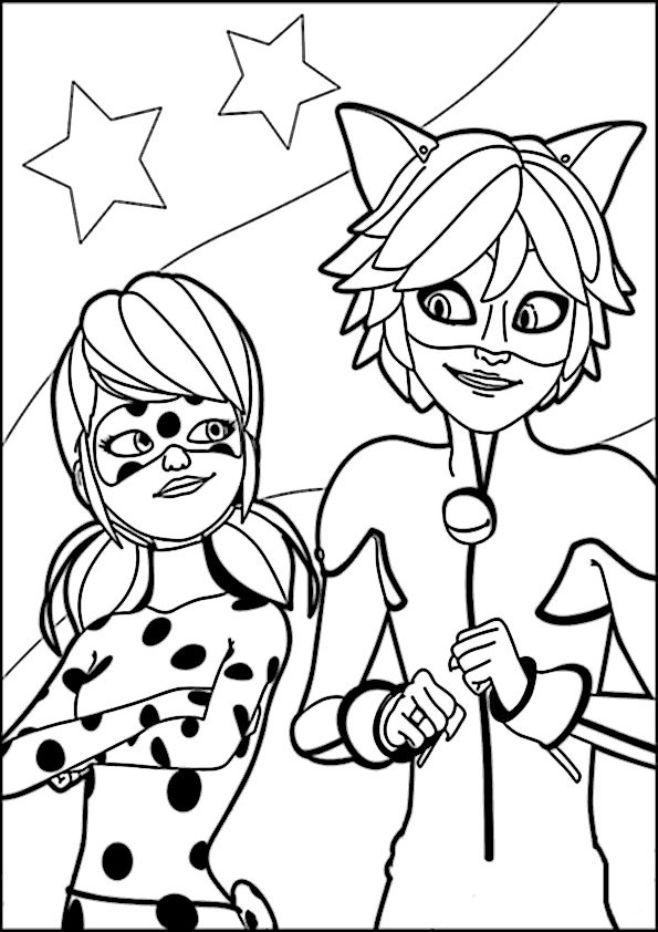 Ausmalbilder Miraculous
 ladybug 12